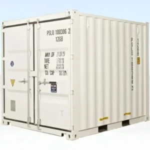 10FT X 8FT SHIPPING CONTAINER (ONE TRIP) WHITE (RAL 9003)