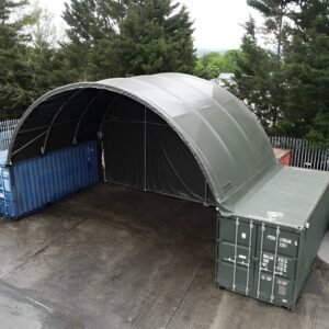 20 x 20ft Container Shelter (6 x 6m) Shade Cloth PVC